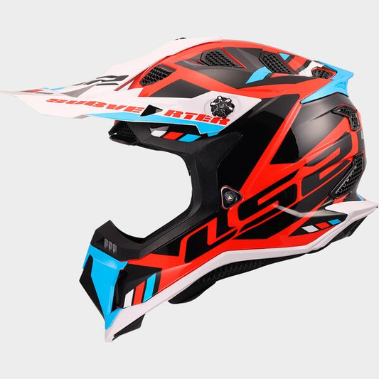 Capacete LS2 SUBVERTER EVO II STOMP LARANJA / BRANCO