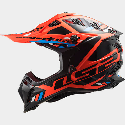 Capacete LS2 SUBVERTER EVO II STOMP LARANJA / PRETO