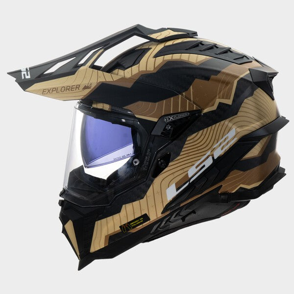 Capacete LS2 EXPLORER CARBON TRICK - Motoboxe