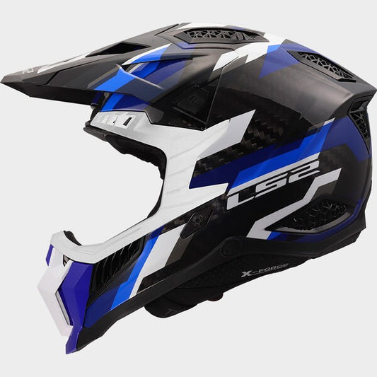 Capacete LS2 X-FORCE PHANTOM PRETO / BRANCO / AZUL