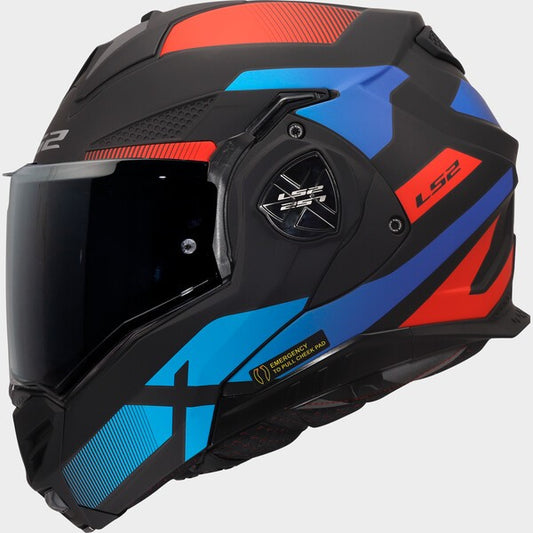Capacete LS2 ADVANT X ULTRA NOVA AZUL / VERMELHO