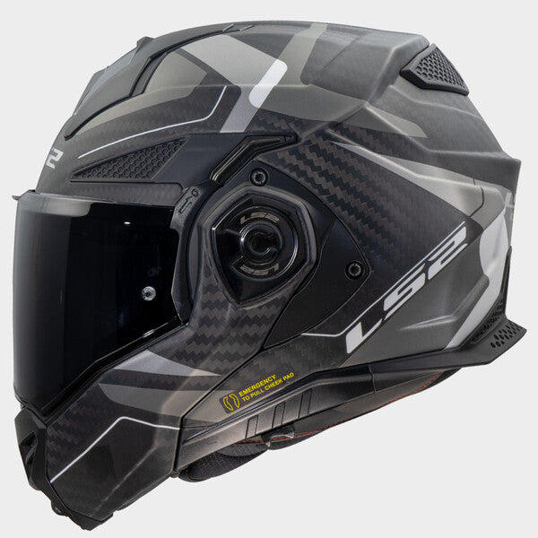Capacete LS2 ADVANT X CARBONO HORIZON - Motoboxe
