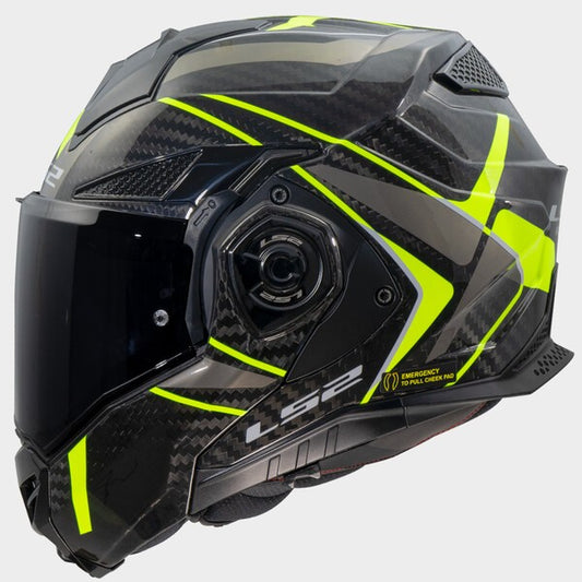Capacete LS2 ADVANT X CARBONO FUTURE II NEON
