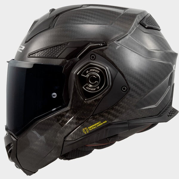 Capacete LS2 ADVANT X CARBONO PRETO GLOSS - Motoboxe