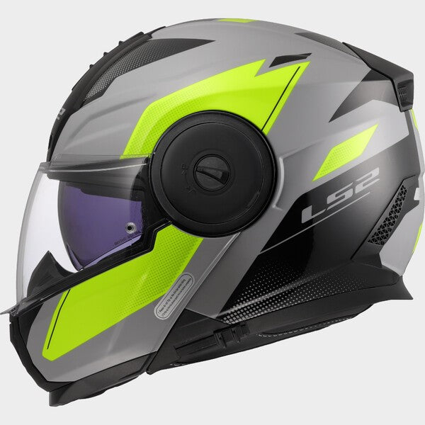 Capacete LS2 SCOPE II DURIA NEON / CIZENTO - Motoboxe