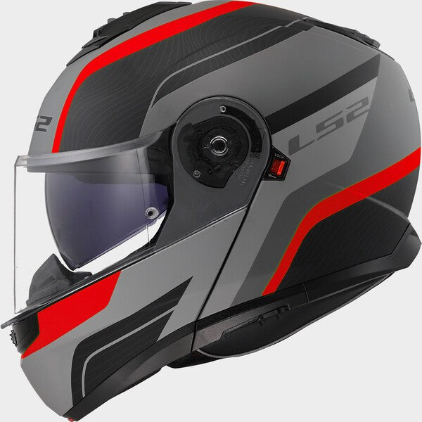 Capacete LS2 STROBE II MONZA PRETO / VERMELHO - Motoboxe