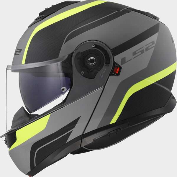 Capacete LS2 STROBE II MONZA PRETO / AMARELO - Motoboxe