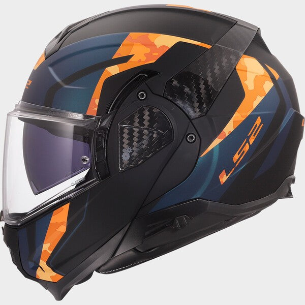 Capacete LS2 ADVANT II GLIDE LARANJA - Motoboxe