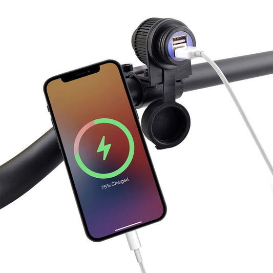 Carregador USB 12 V para telemóveis V PARTS - Motoboxe