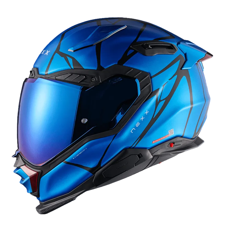 Capacete NEXX X.WST3 B-SIDE AZUL CELESTE / PRETO - Motoboxe