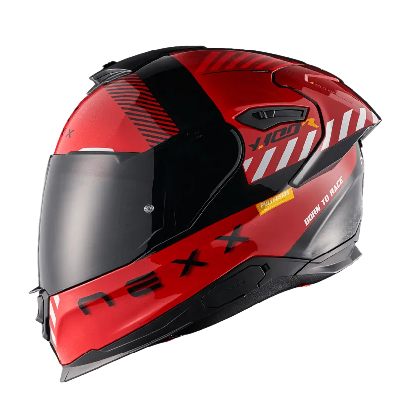 Capacete NEXX Y.100R FADE VERMELHO / PRETO - Motoboxe