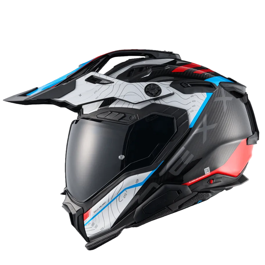 Capacete NEXX X.WED3 FURKA VERMELHO / AZUL - Motoboxe