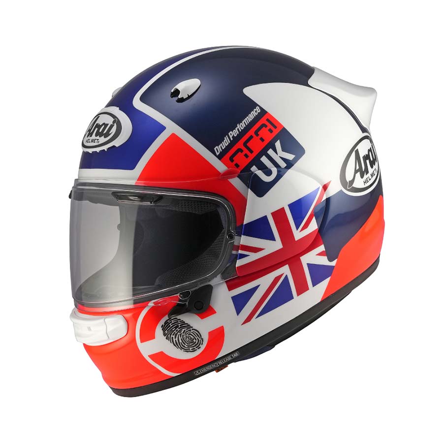 Capacete ARAI QUANTIC NAÇÃO REINO UNIDO