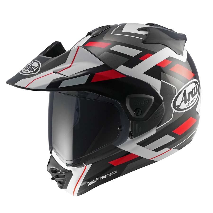 Capacete ARAI TOUR-X5 VERMELHO / PRETO