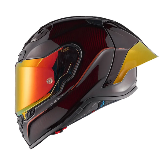 Capacete NEXX X.R3R CARBONO HAGIBIS VERMELHO - Motoboxe