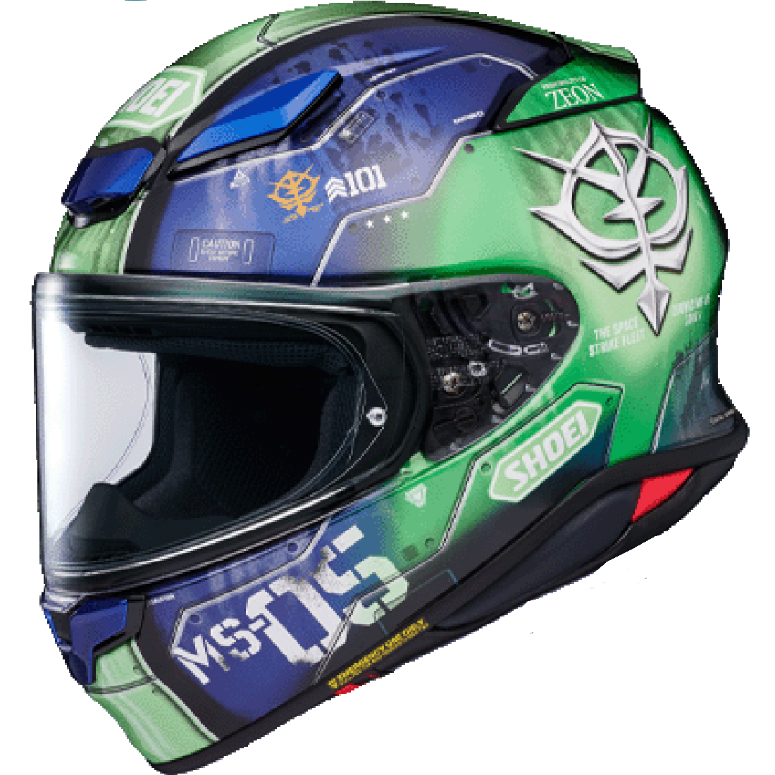 Capacete SHOEI NXR2 MS-05 ZAKU I TC-11 - Motoboxe