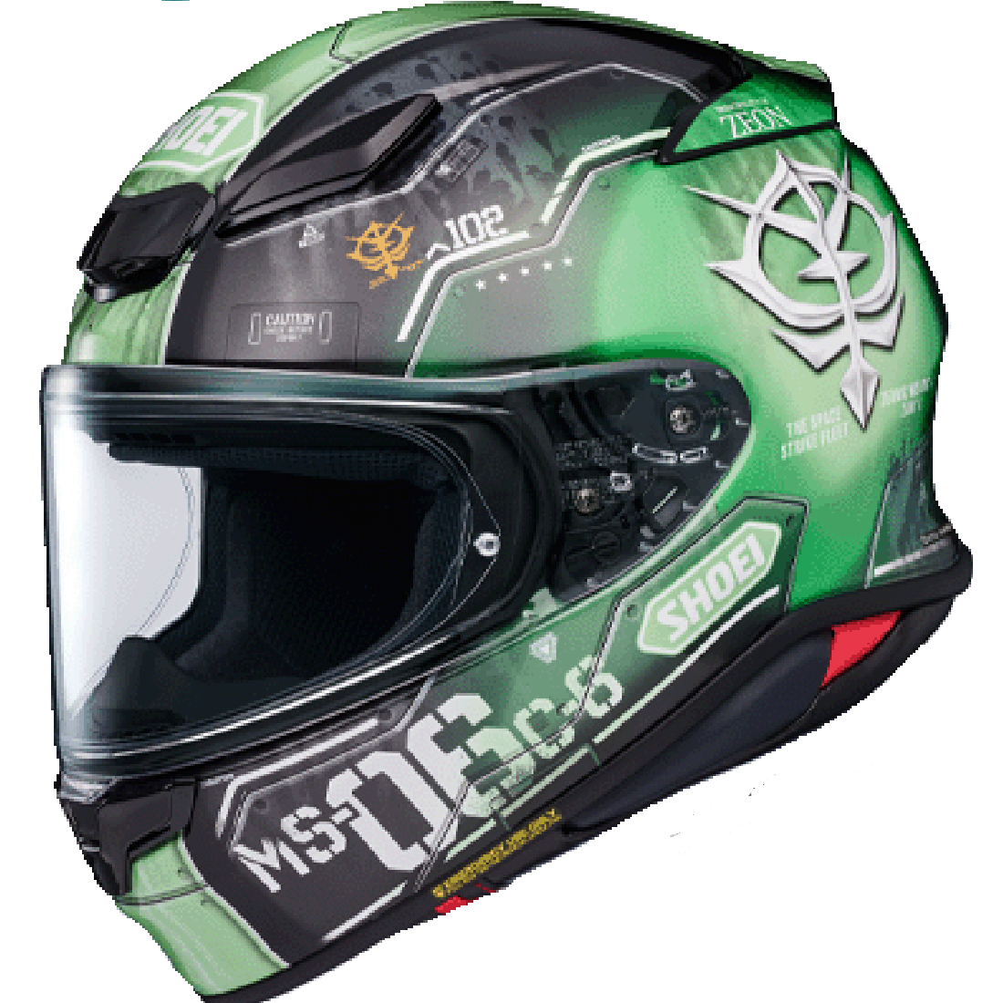 Capacete SHOEI NXR2 MS-06C-6 ZAKU II TC-4 - Motoboxe