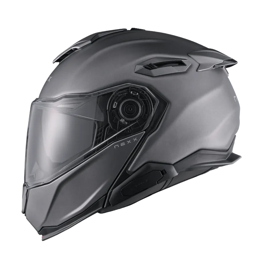 Capacete NEXX X.LIFETOUR PLAIN TITÂNIO - Motoboxe