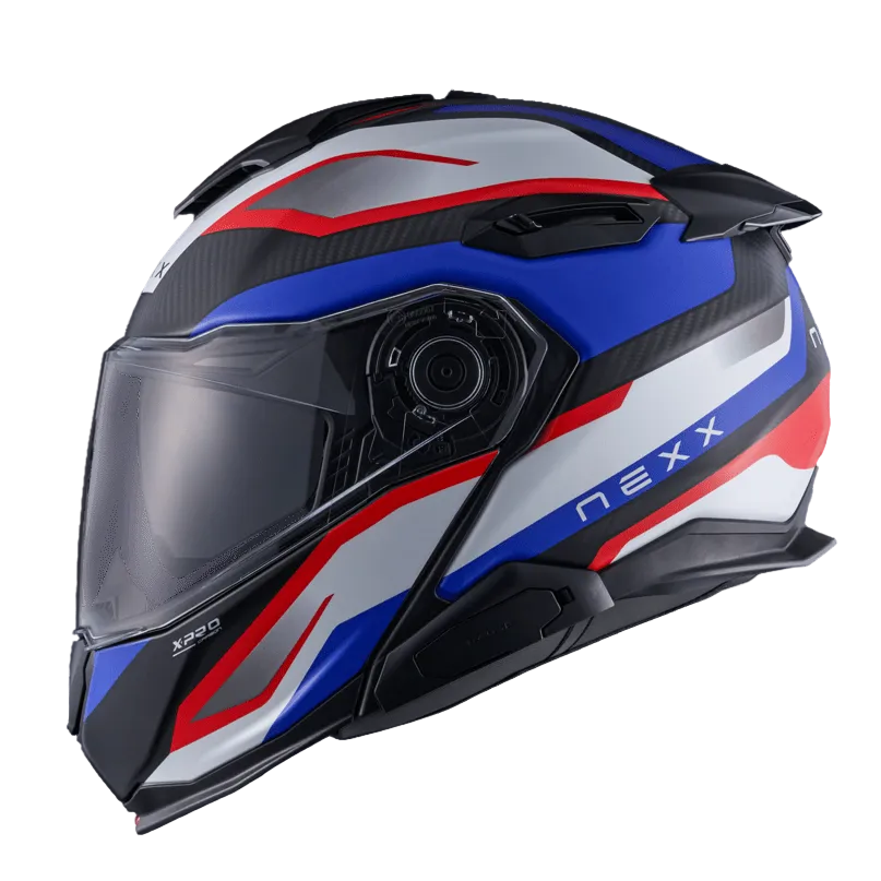 Capacete NEXX X.LIFETOUR CARBONO PRO MILE AZUL / VERMELHO - Motoboxe