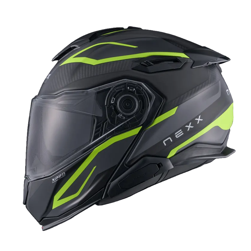 Capacete NEXX X.LIFETOUR CARBONO PRO MILE NEON / CIZENTO - Motoboxe
