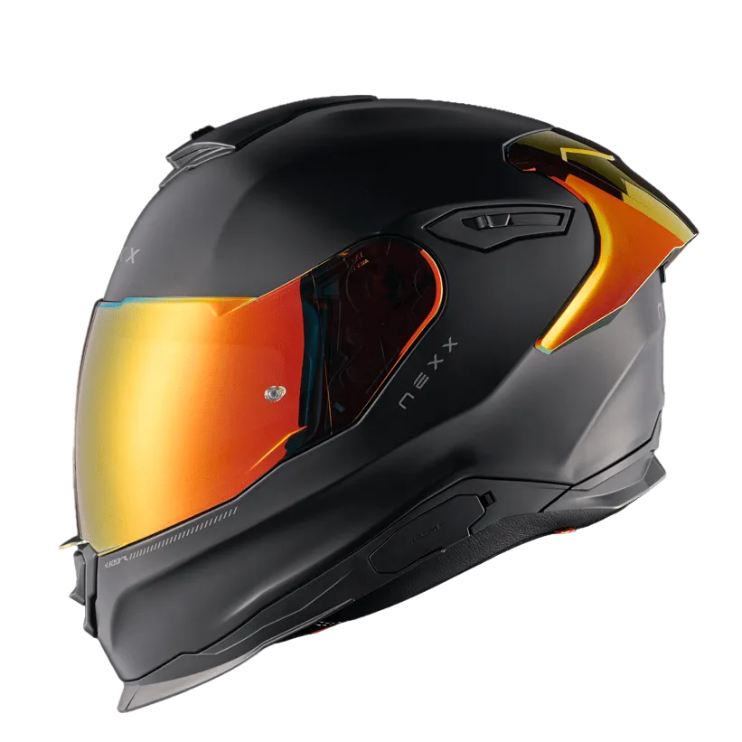 Capacete NEXX Y.100R SUBSONIC PRETO / VERMELHO - Motoboxe