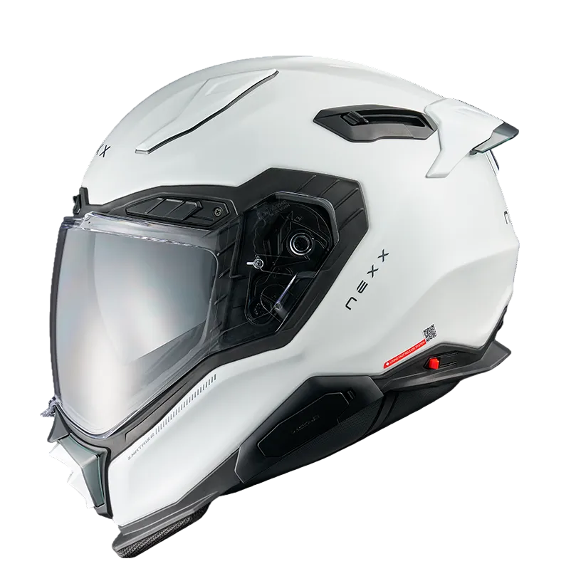 Capacete NEXX X.WST3 PLAIN BRANCO - Motoboxe