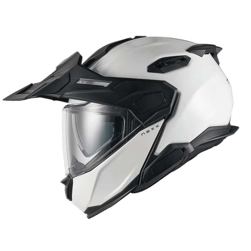 Capacete NEXX X.LIFECOUNTRY PLAIN WHITE - Motoboxe