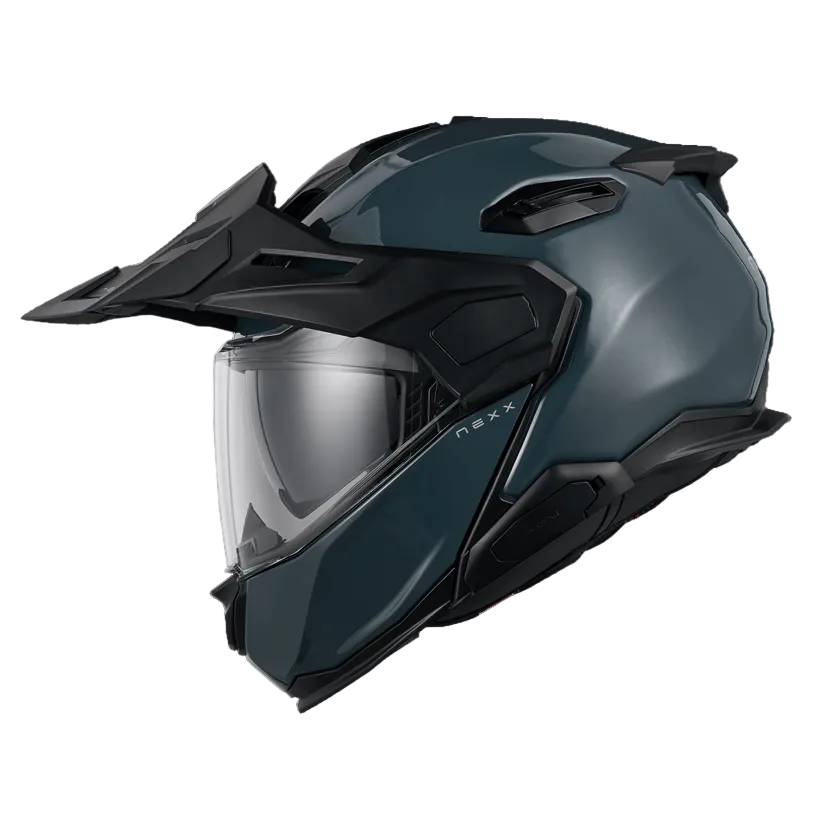 Capacete NEXX X.LIFECOUNTRY PLAIN AZUL SELVAGEM - Motoboxe