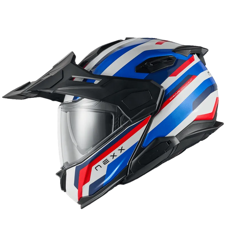 Capacete NEXX X.LIFECOUNTRY WESTBOUND AZUL / VERMELHO - Motoboxe