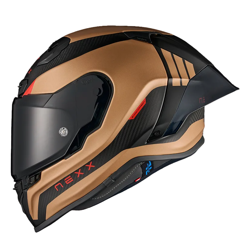 Capacete NEXX X.R3R CARBONO APEX COBRE - Motoboxe