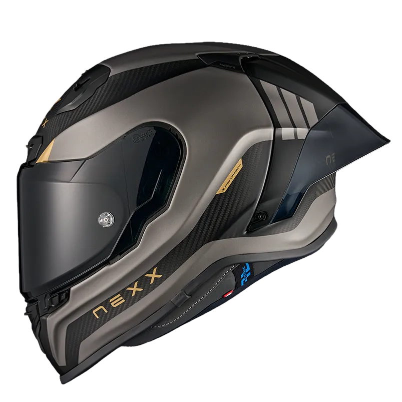 Capacete NEXX X.R3R CARBONO APEX CIZENTO - Motoboxe