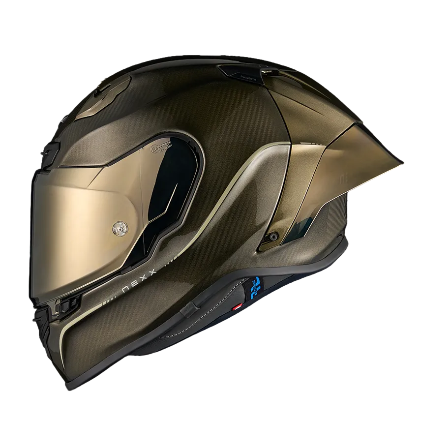 Capacete NEXX X.R3R CARBONO HAGIBIS OURO - Motoboxe