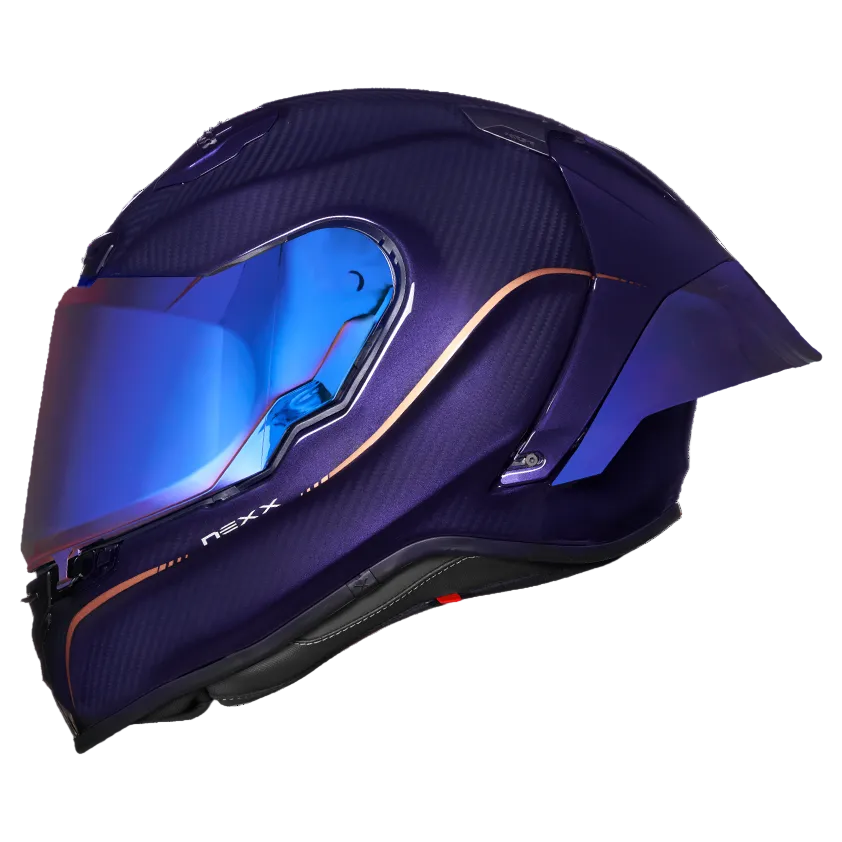Capacete NEXX X.R3R CARBONO HAGIBIS ROXO - Motoboxe