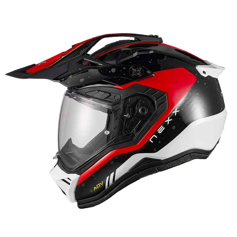 Capacete NEXX X.RALLY YUMA PRETO / VERMELHO - Motoboxe