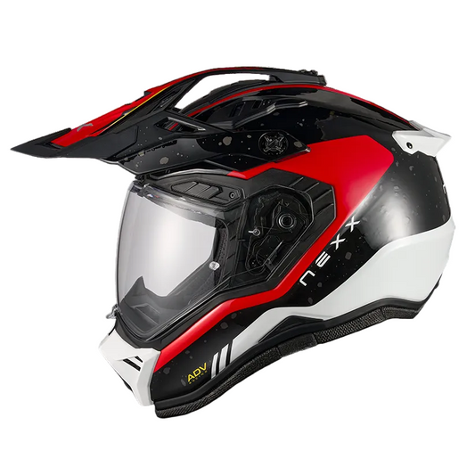 Capacete NEXX X.RALLY YUMA PRETO / VERMELHO - Motoboxe