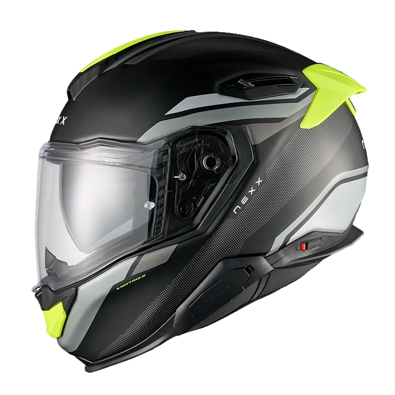 Capacete NEXX X.TR QUANTA PRETO / NEON - Motoboxe