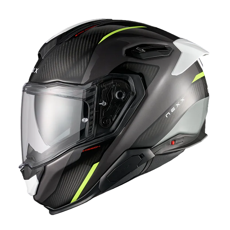 Capacete NEXX X.TR CARBONO RUSH PRETO / NEON - Motoboxe