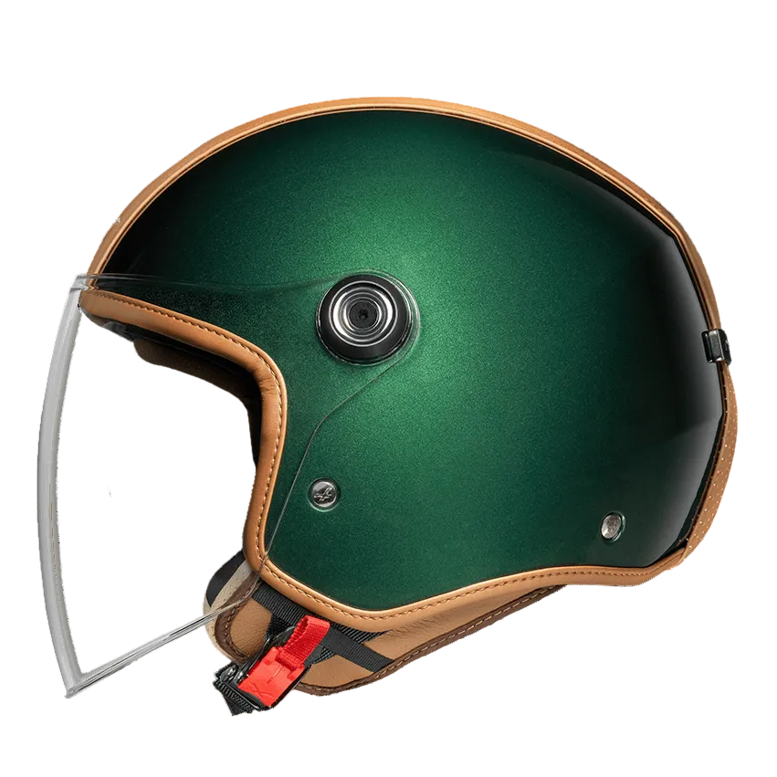 Capacete NEXX Y.10 MIDTOWN VERDE / CAMEL - Motoboxe