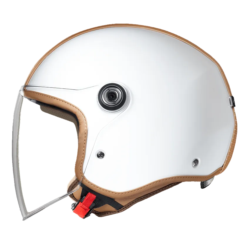 Capacete NEXX Y.10 MIDTOWN BRANCO / CAMEL - Motoboxe