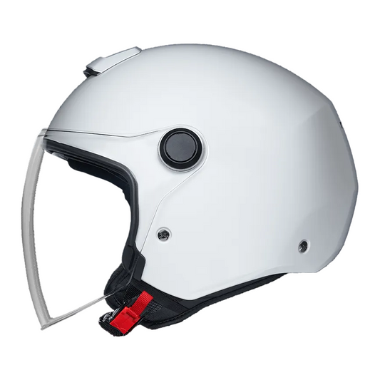 Capacete NEXX Y.10 PLAIN BRANCO - Motoboxe