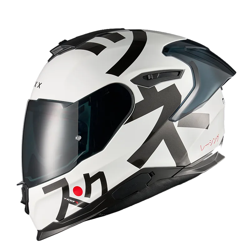 Capacete NEXX Y.100R NIPPON BRANCO - Motoboxe