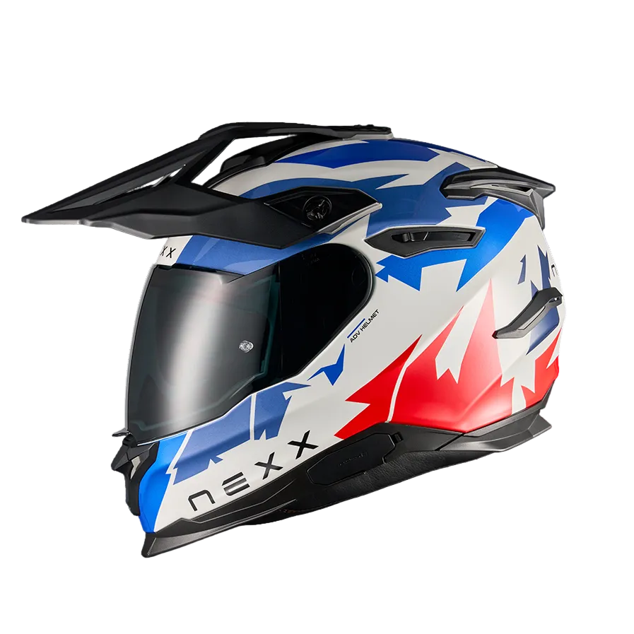 Capacete NEXX Y.TRAVL PRIMAL AZUL / VERMELHO - Motoboxe