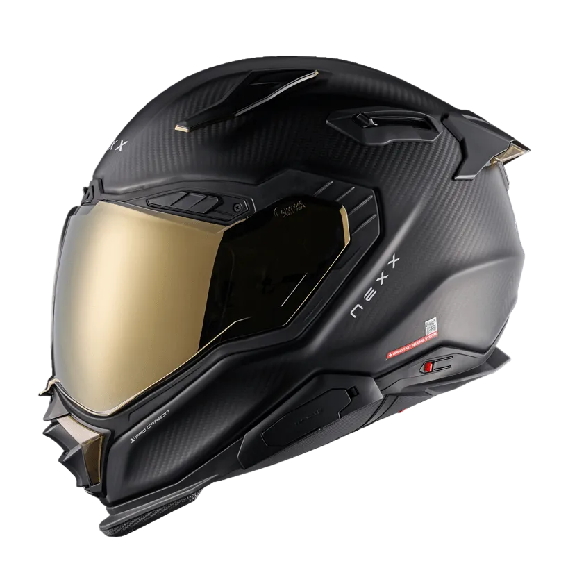 Capacete NEXX X.WST3 CARBONO ZERO PRO OURO - Motoboxe