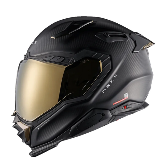 Capacete NEXX X.WST3 CARBONO ZERO PRO OURO - Motoboxe