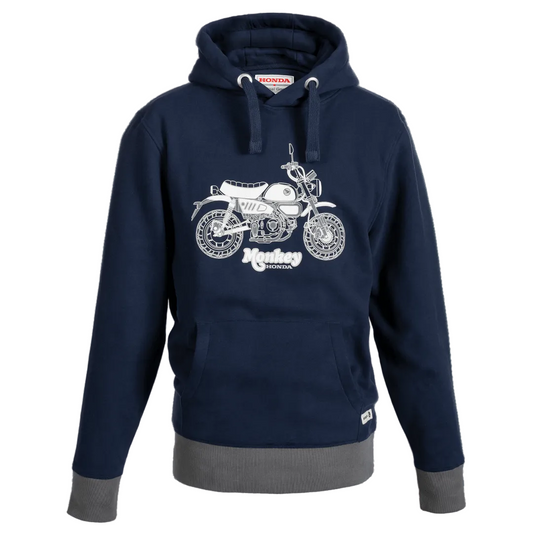 HONDA TRIBUTE MONKEY HOODIE AZUL - Motoboxe
