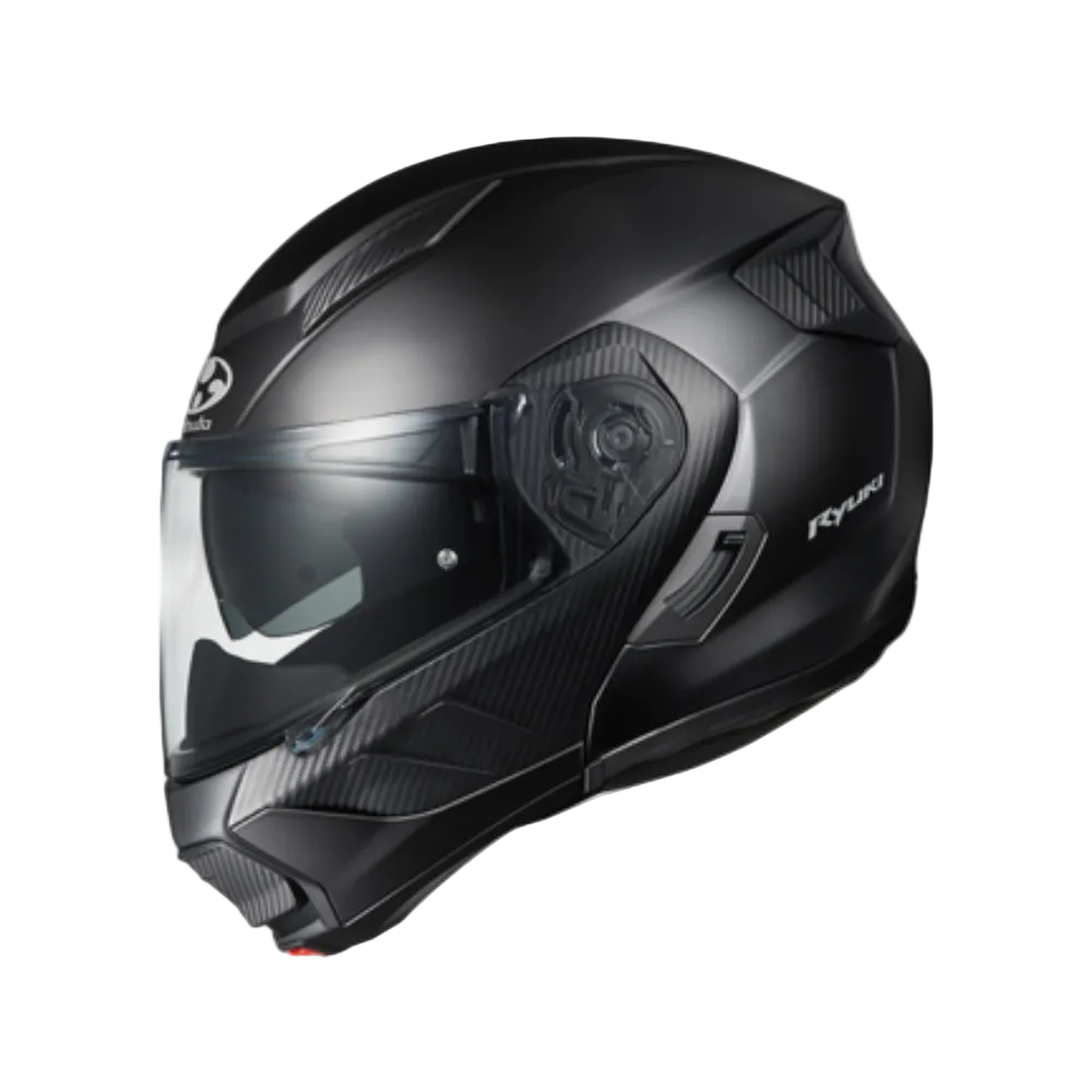 Capacete Kabuto Honda Ryuki Preto liso - Motoboxe
