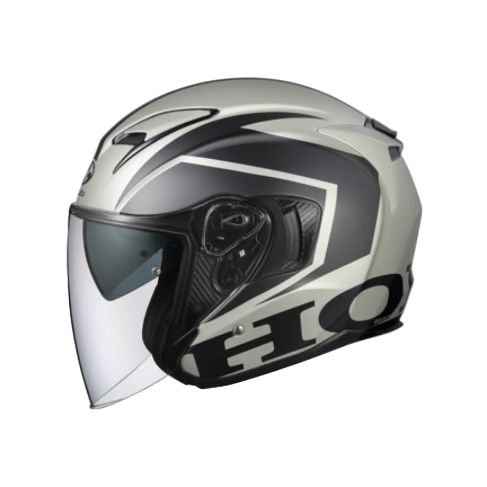 Capacete Kabuto Honda Exceed RBL – Preto Mate Cinzento - Motoboxe