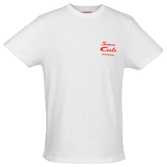 T-SHIRT HONDA TRIBUTE SUPERCUB BRANCA - Motoboxe