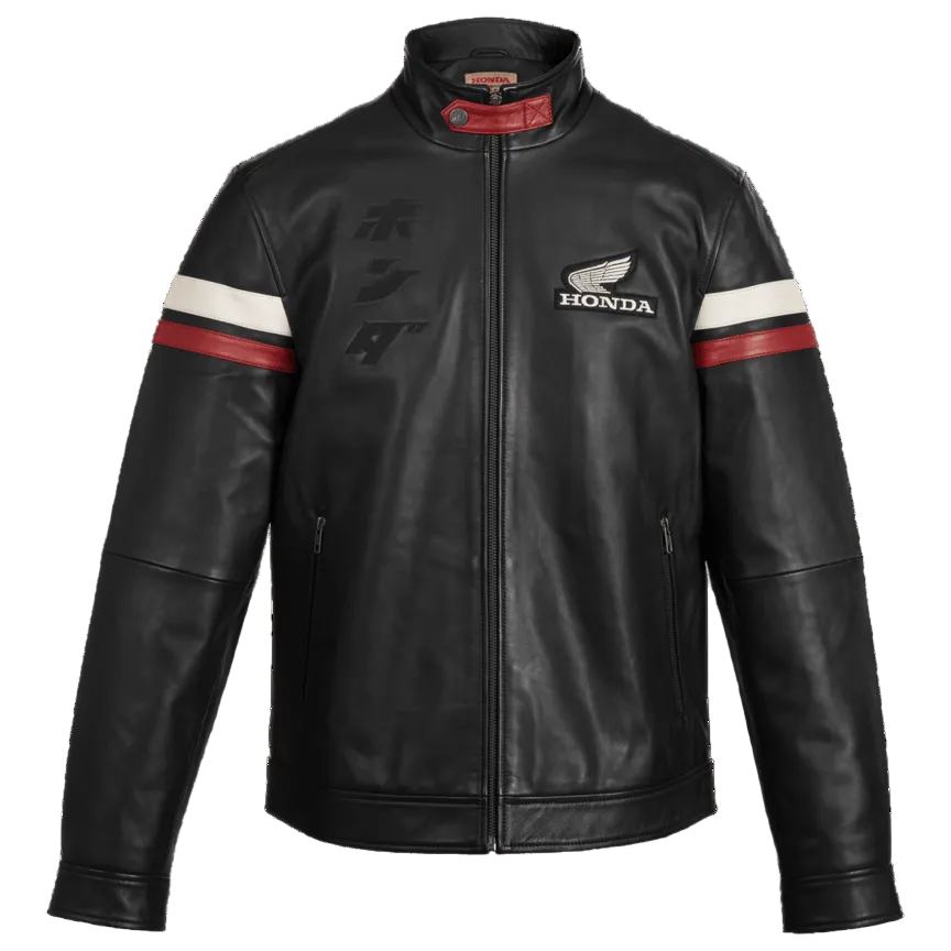 CASACO HONDA DE COURO HERITAGE - Motoboxe