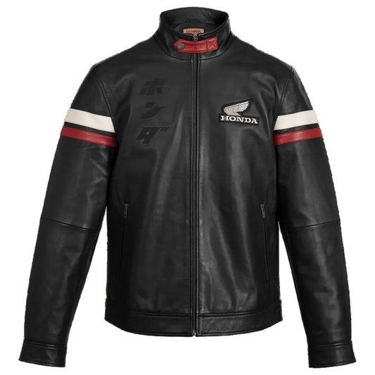 CASACO HONDA DE COURO HERITAGE - Motoboxe